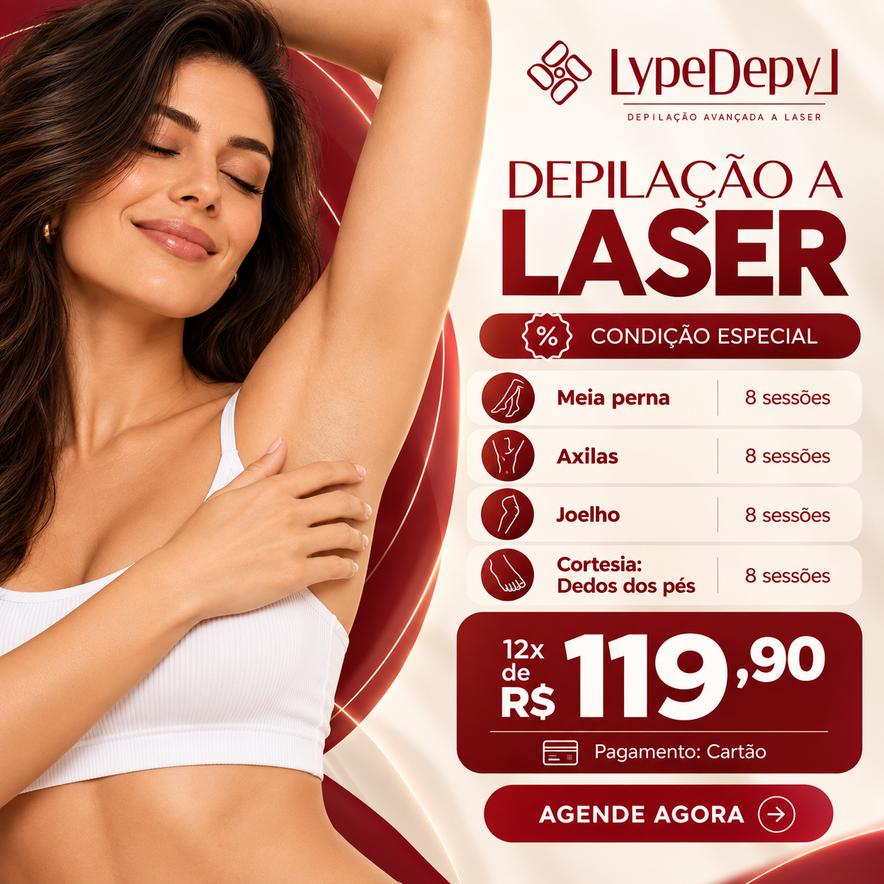 Criativo de tráfego pago — Pacote completo 12x de R$ 119,90